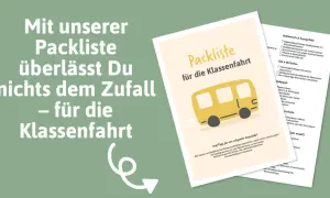 Mit unserer Packliste für die Klassenfahrt vergisst du nichts. So wird die Reise entspannt!