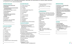 Packliste Strandurlaub: Checkliste für Kleidung, Hygieneartikel, Technik und mehr. Ideal für deine Reiseplanung.