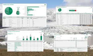 Packliste für Wohnmobil-Excel: Übersicht über Ausrüstung, Gewicht und Verbrauch für Trekking-Touren.