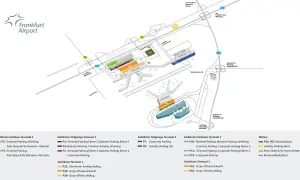 Frankfurt Flughafen Parken Kurzzeit: Übersicht der Parkmöglichkeiten an Terminal 1, 2 und 3, inklusive Kurzzeitparken und Drop-off Areas.