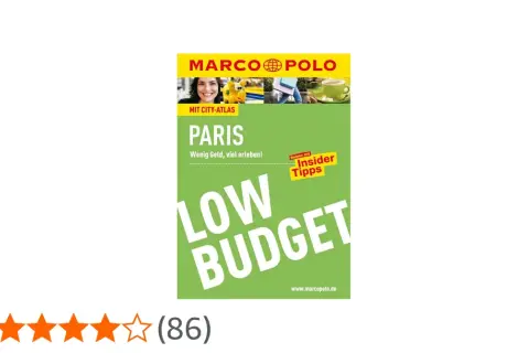 Marco Polo City-Atlas Paris: Wenig Geld, viel erleben! Entdecke Paris mit diesem Low Budget Reiseführer.