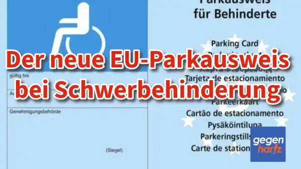 Neuer EU-Parkausweis für Schwerbehinderung. Informationen zum Parken mit Behindertenausweis.